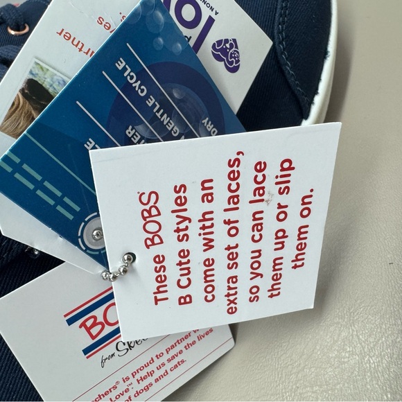 Skechers Women's Navy Casual Shoes - Picture 11 of 13